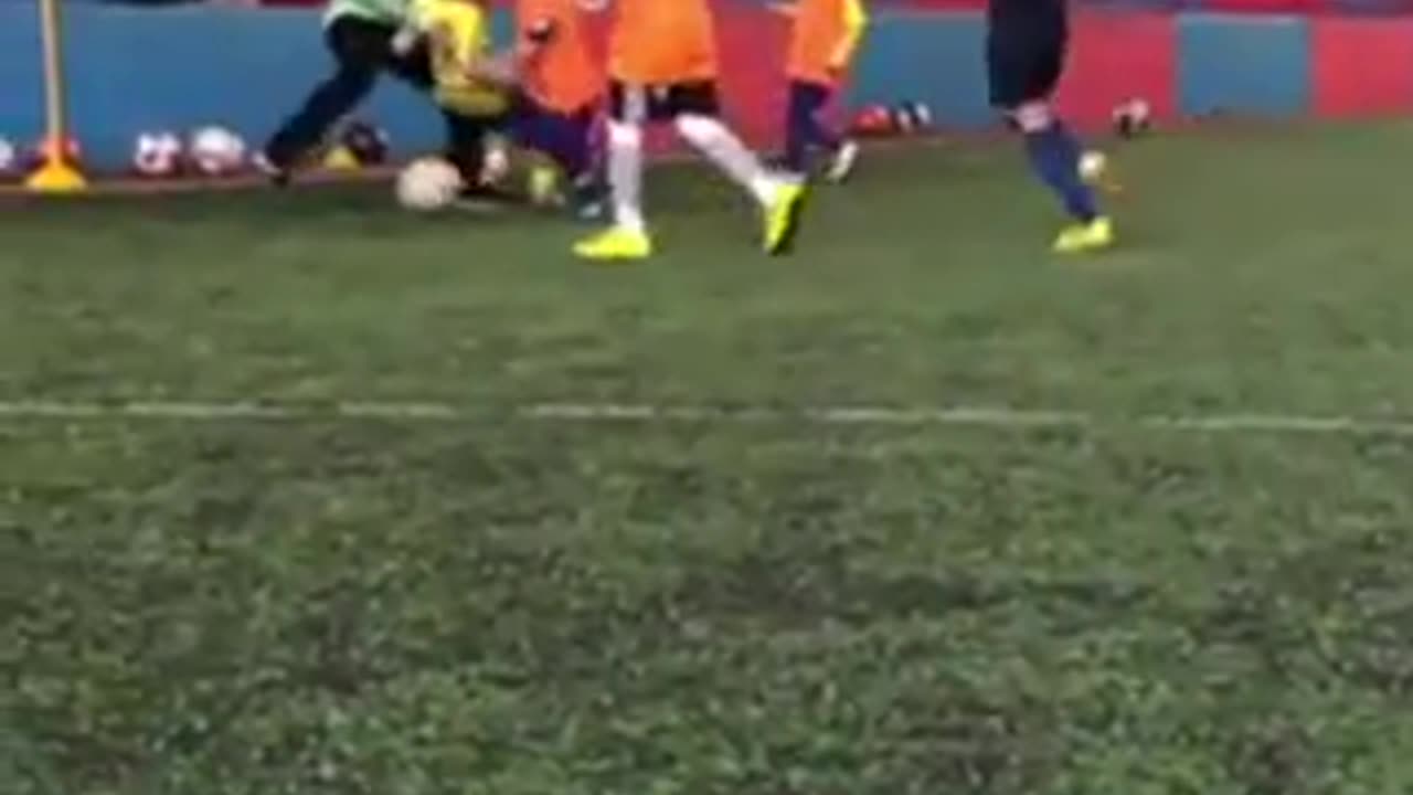 Kids football skills