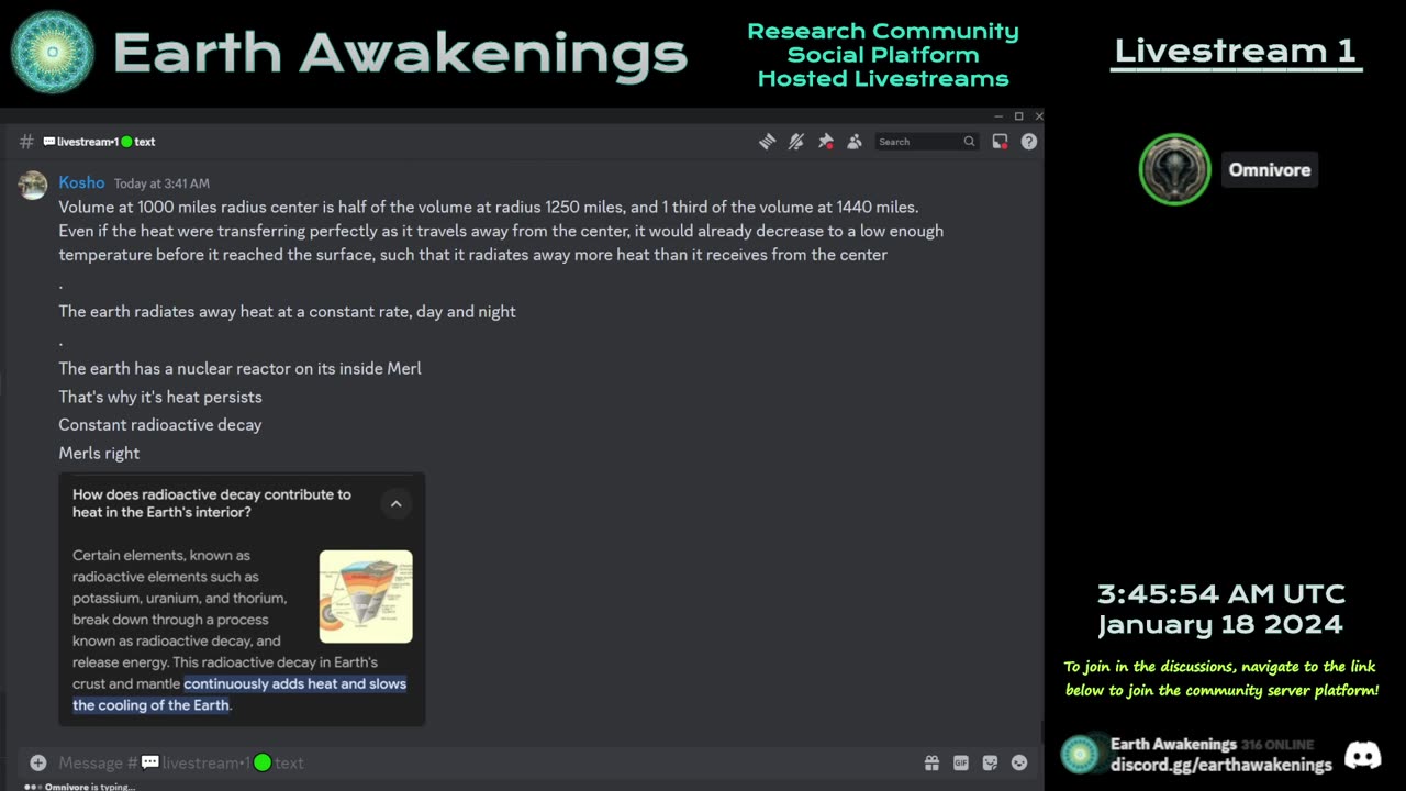 Earth Awakenings - Livestream 1 - #1398