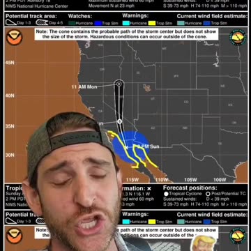 Trump Impersonator Shawn Farash does a Weather Broadcast for Hurricane Hilary