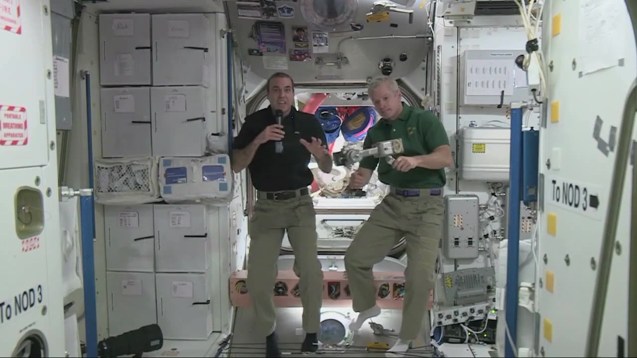 Space Station Crew Discusses Life in Space with Students at Sandy Hook Elementary School