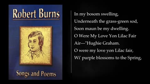 (2of2) POEMS AND SONGS by Robert Burns. Audiobook, full length