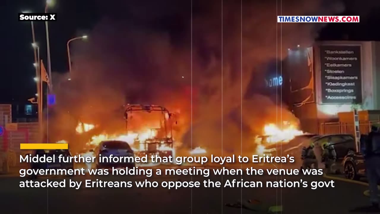 African immigrants riot in Hague Netherlands. Extensive damage including to The Opera House