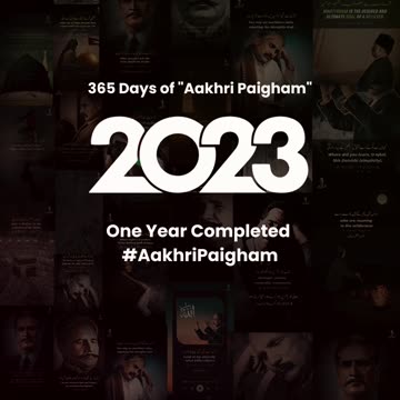 One Year Completed #Aakhri Paigham