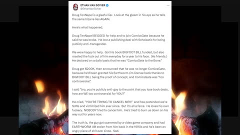Doug TenNaple: Comicsgate and Ethan van Sciver tried to Cancel Me!
