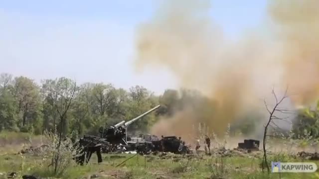 Russian artillery is firing at the positions of the Armed Forces of Ukraine in the Izyum direction