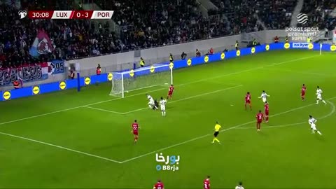 luxembourg 0-4 portugal Goal by Cristiano Ronaldo