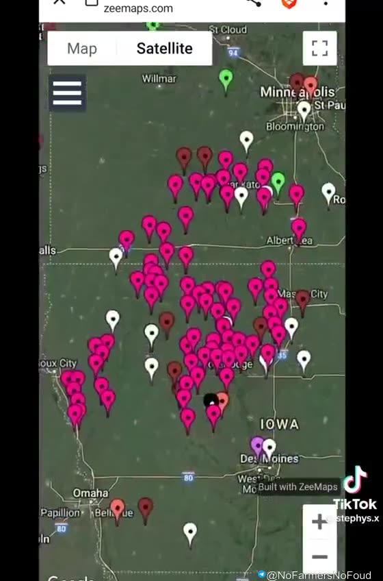Someone attempted to map all the American Food Processing...