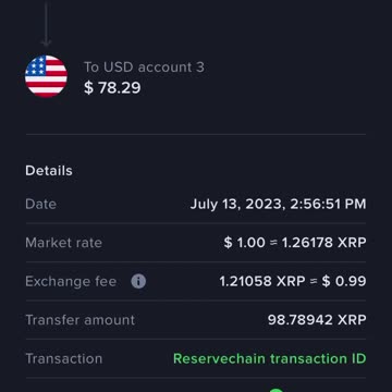 Sold 100 xrp @ .79