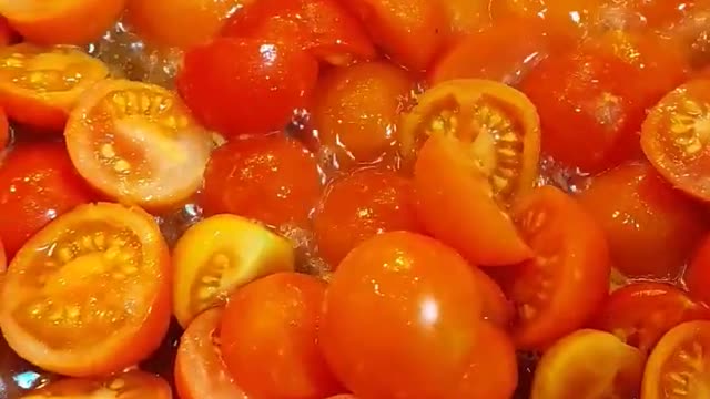 Fried Tomatoes #shorts #asmr #yummy #soundasmr