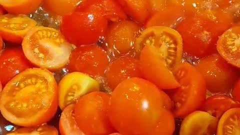 Fried Tomatoes #shorts #asmr #yummy #soundasmr