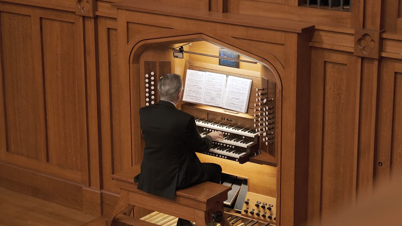 Allegro Maestoso from Flute Concerto for Organ Solo by Johann Heinrich Rinck