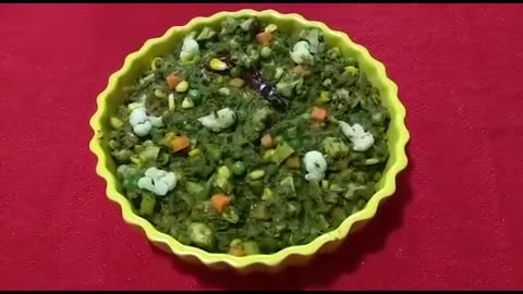 Classic Indian Dish: Green Garden Vegetable (Watch & Prepare)