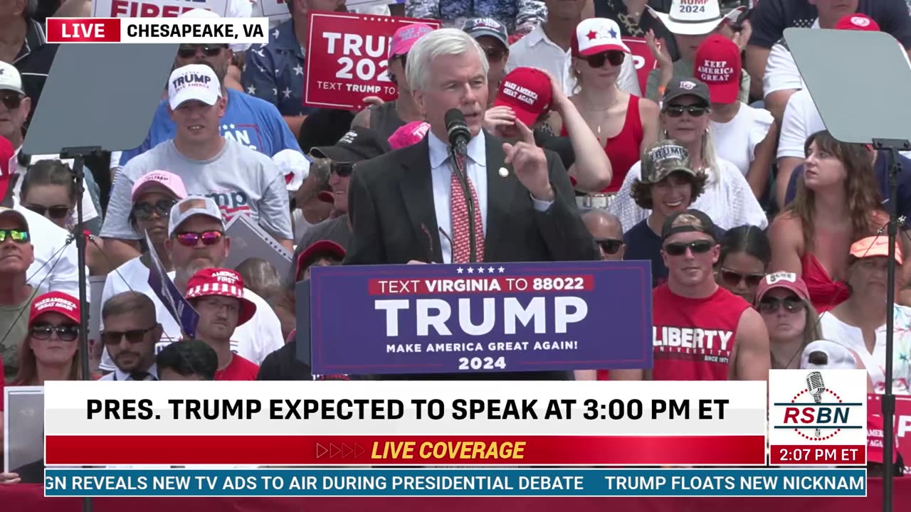 FULL SPEECH: 71st governor of Virginia Bob McDonnell in Chesapeake, VA- 6/28/24