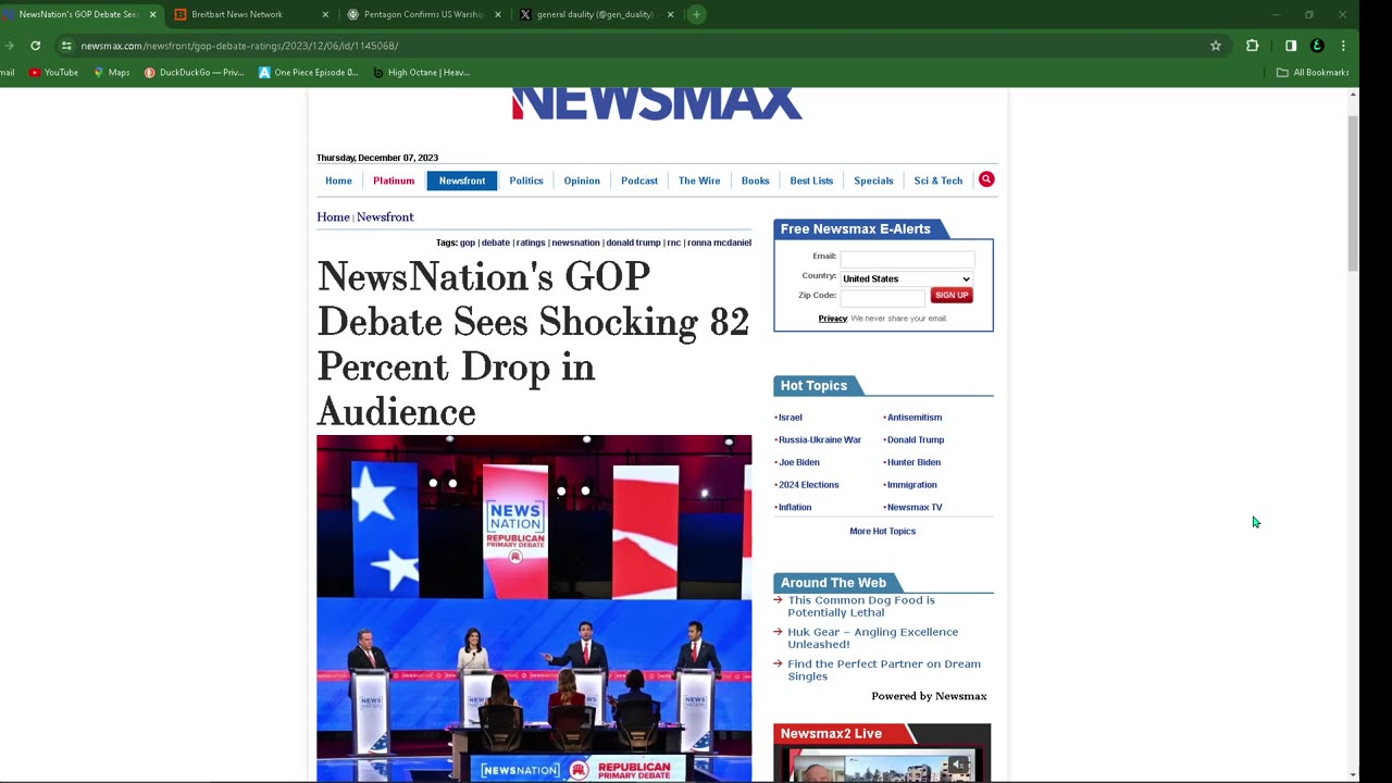 newsnation gop debate has lowest audience