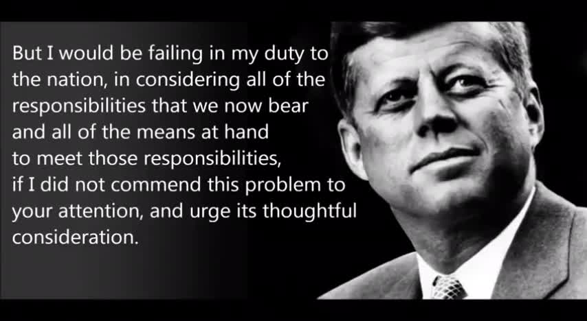 John F. Kennedy speech at the Waldorf-Astoria Hotel - April 27, 1961