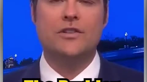 Matt Gaetz: "I Cannot Over State The Importance Of Tucker Carlson"