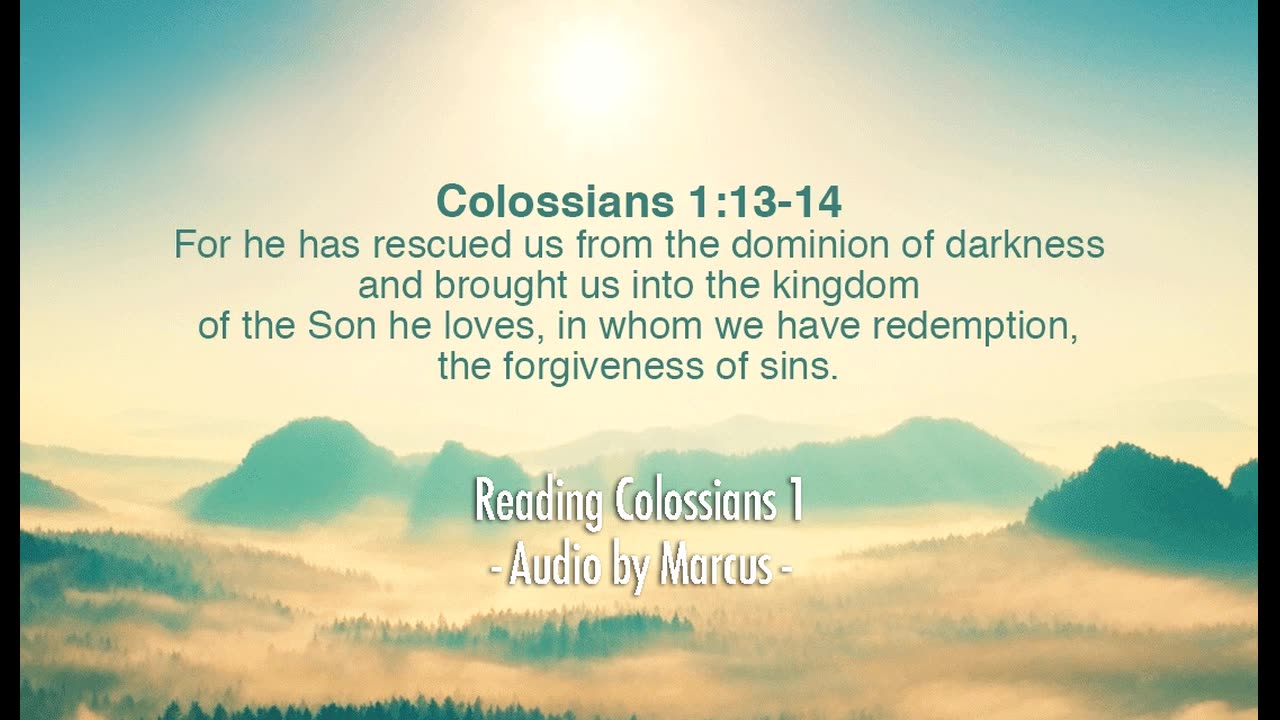 Reading Colossians 1