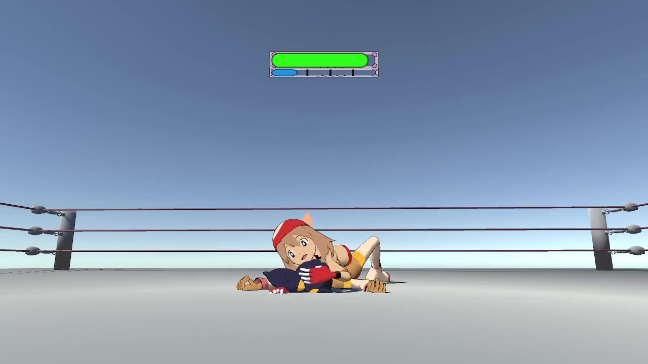 Poke' Girls Wrestling Action: Build 2 Release - Iris and a Style Change