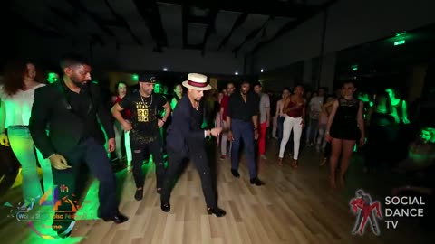 Eddie Torres Jr. , Terry , Fadi , Srini - Cha Cha Animation | 4th World Stars Salsa Festival