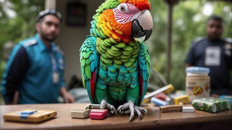 Talking parrot 'arrested' for helping drug dealers