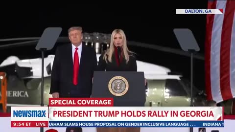 Ivanka Trump: "Patriotism is alive and well in Georgia!"