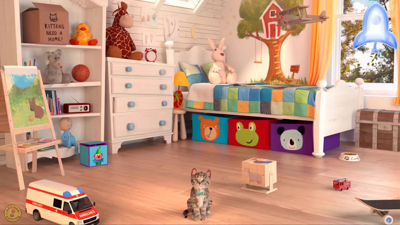 Play Little Kitten My Favorite Cat Pet Care Game