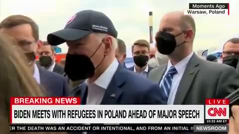 Biden says Putin is a "Butcher" after visiting Ukrainian refugees in Poland.😦