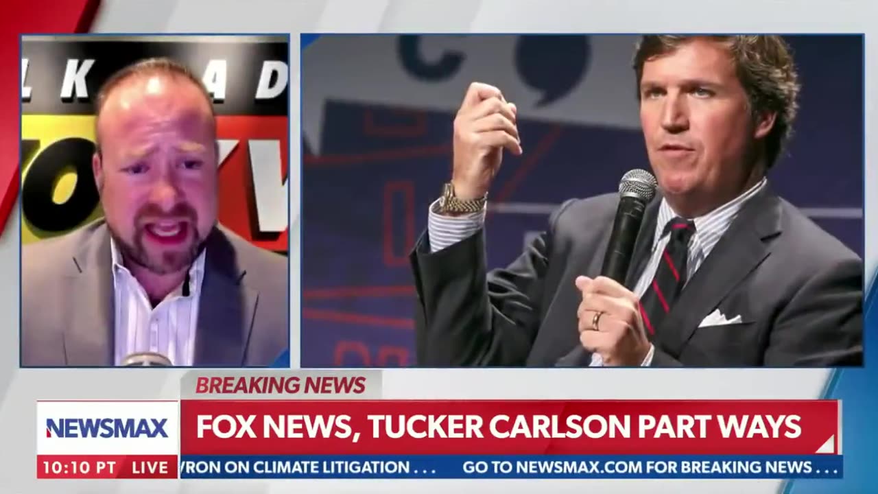 Newsmax: Tucker Carlson and Fox News parting ways: "This is bad news for Fox"