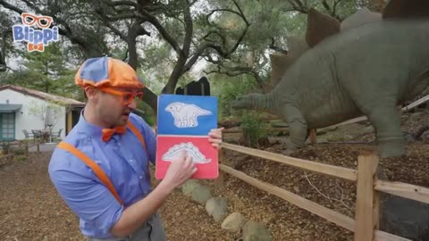 Dino Egg Hunt Counting 1 to 10 - Blippi's Playdate Educational Videos for Kids.mp4