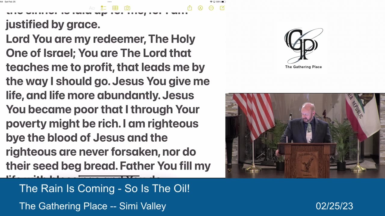 The Rain Is Coming - So Is The Oil!