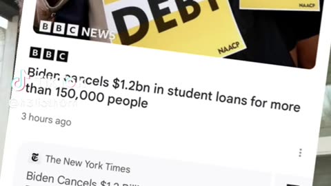 Biden cancels 1.2bn in student loans for more than 150,000 people