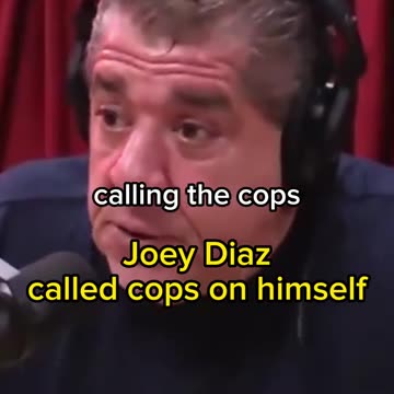 Joey Diaz used to call the cops on himself.
