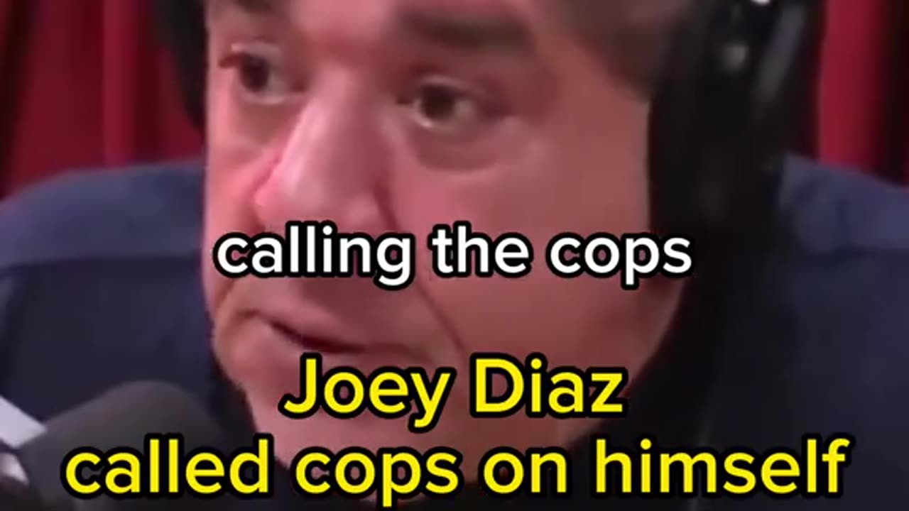 Joey Diaz used to call the cops on himself.