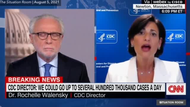 CDC Director Rochelle Walensky claims the vaccines prevent severe illness and death