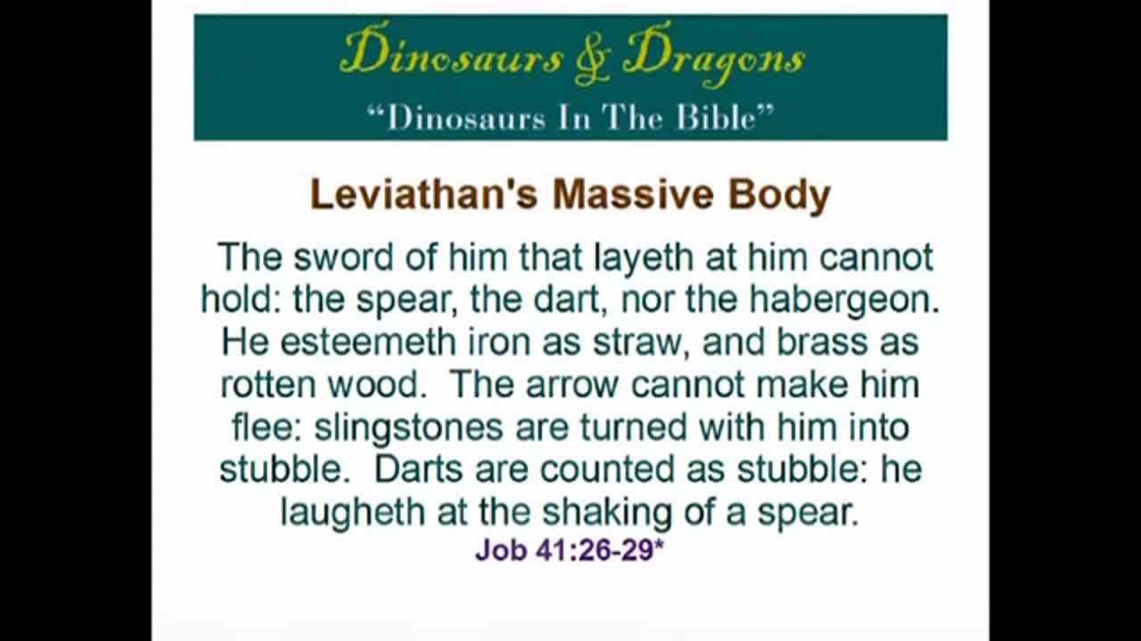 Dinosaurs In The Bible