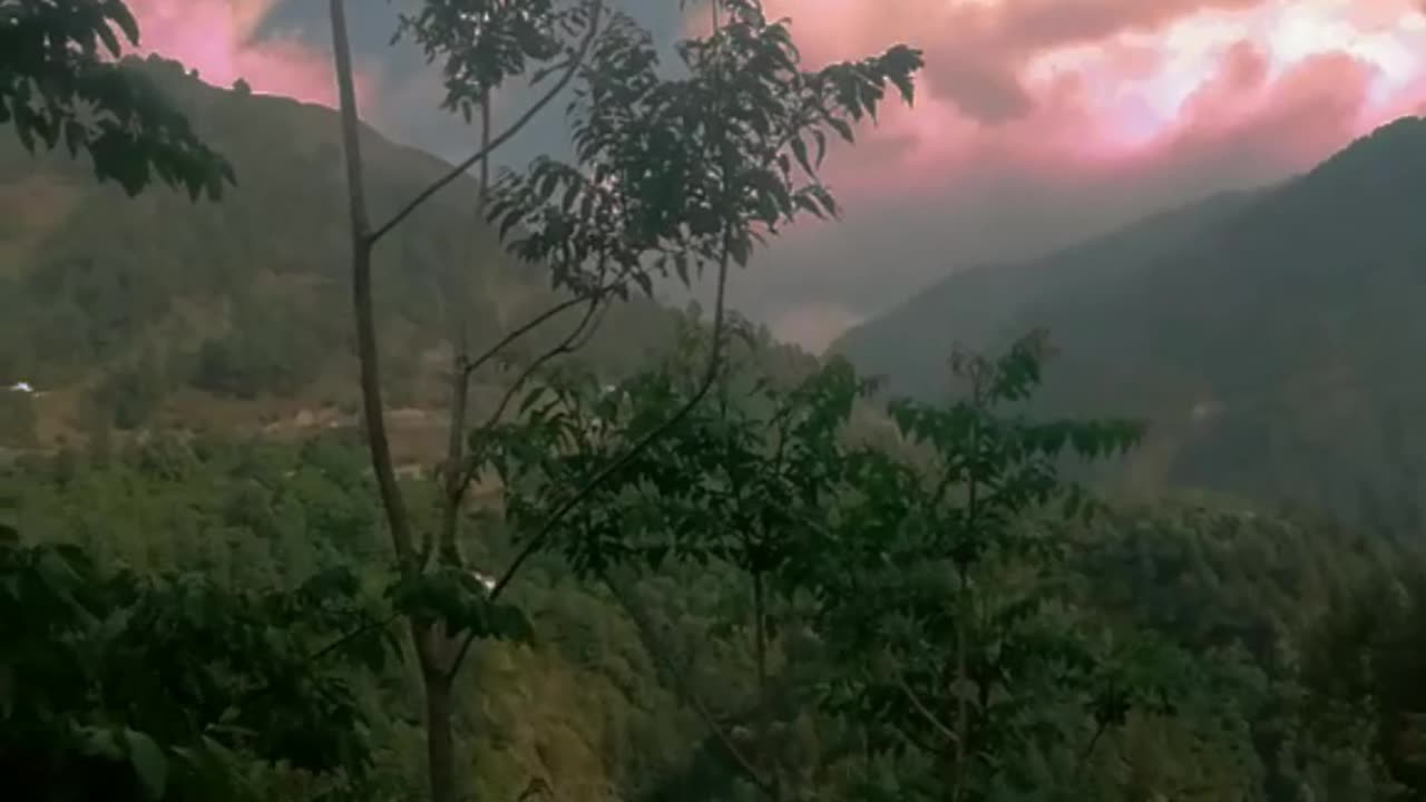 Weather before rain in a small village of Pakistan