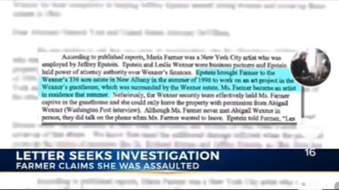 Exclusive phone interview with Epstein victim Maria Farmer 🧐