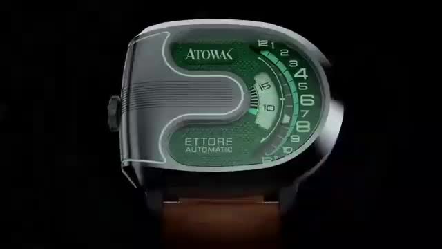 ATOWAK ETTORE Supercar Inspired 4 Arm Wandering Hour Watch by AtowakWatch