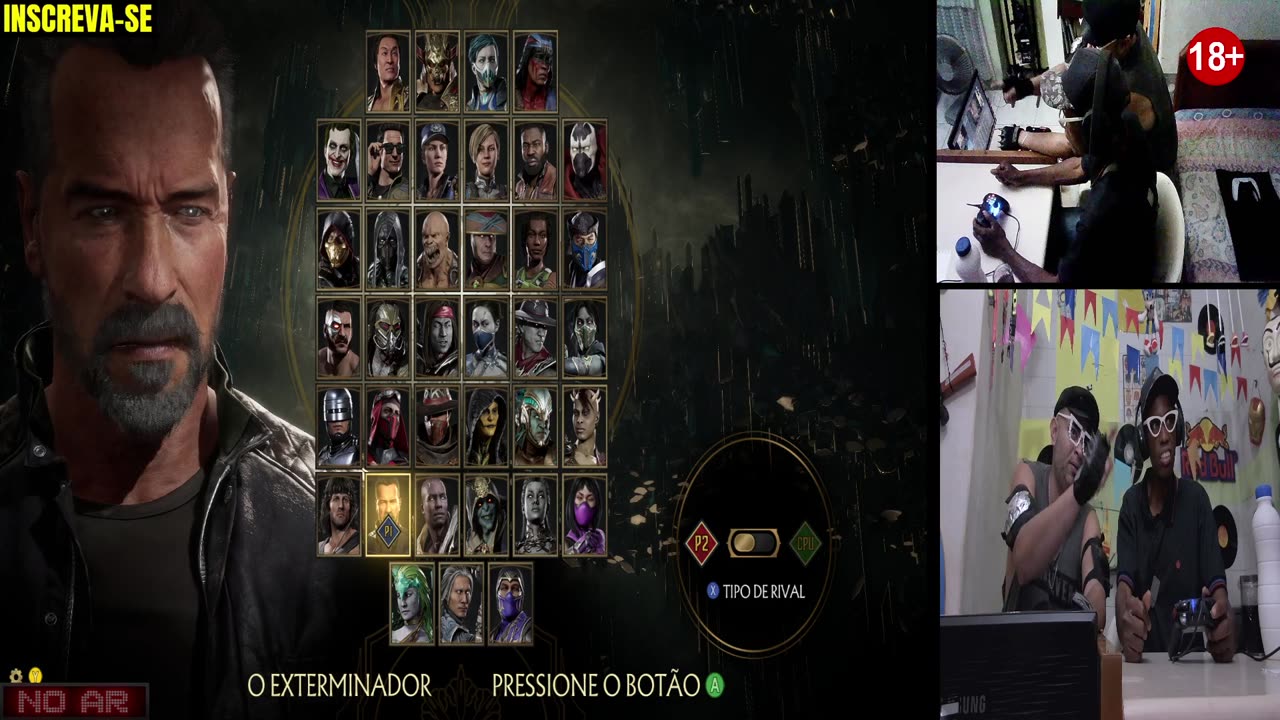 as aventuras de valdinei dias em MORTAL KOMBAT 11 : parte 02