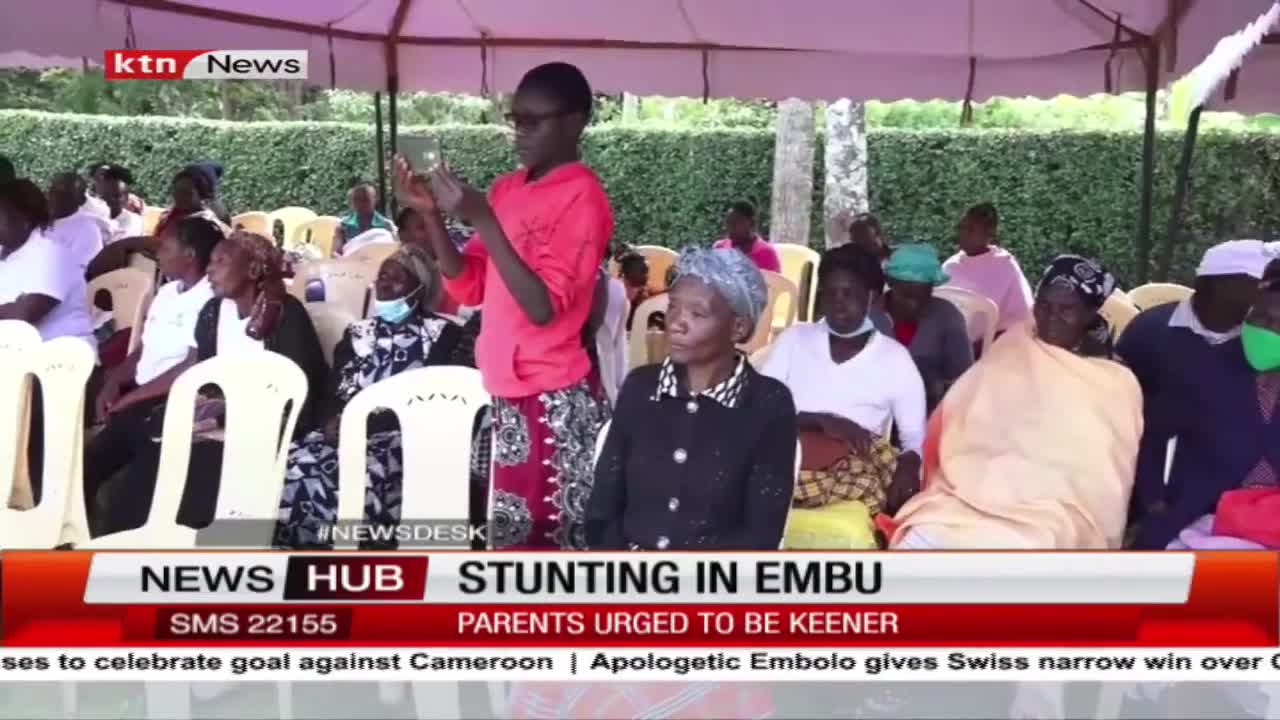 Nutrition experts in Embu raise concern over high rates of stunting among children