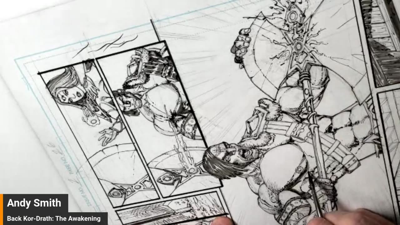 Inking a Kor-Drath: The Awakening page!