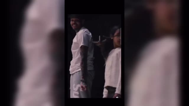 CHRIS BROWN & DAUGHTER REALTY BROWN DANCE LESSONS 💃