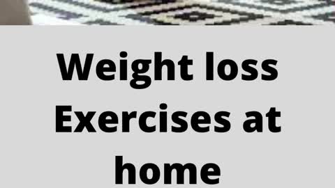 Weight loss exercises at home