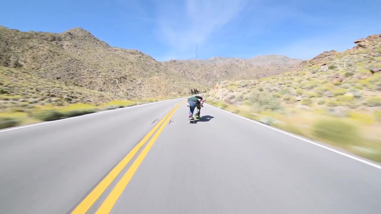 Raw Run - Ambulances (60mph+ Downhill Skateboarding)-5