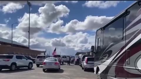 The People's Convoy at Adelanto Stadium