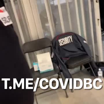 He didnt even make it out of the vaccination clinic