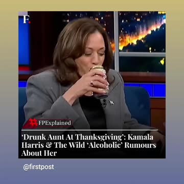 Lyinghyenaharris is now alcoholic drunked harris now she not having good Thanksgiving 🦃🇺🇸11/28/24