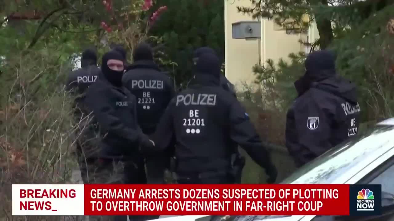 German Authorities Arrest Dozens Suspected Of Plotting To Overthrow Government