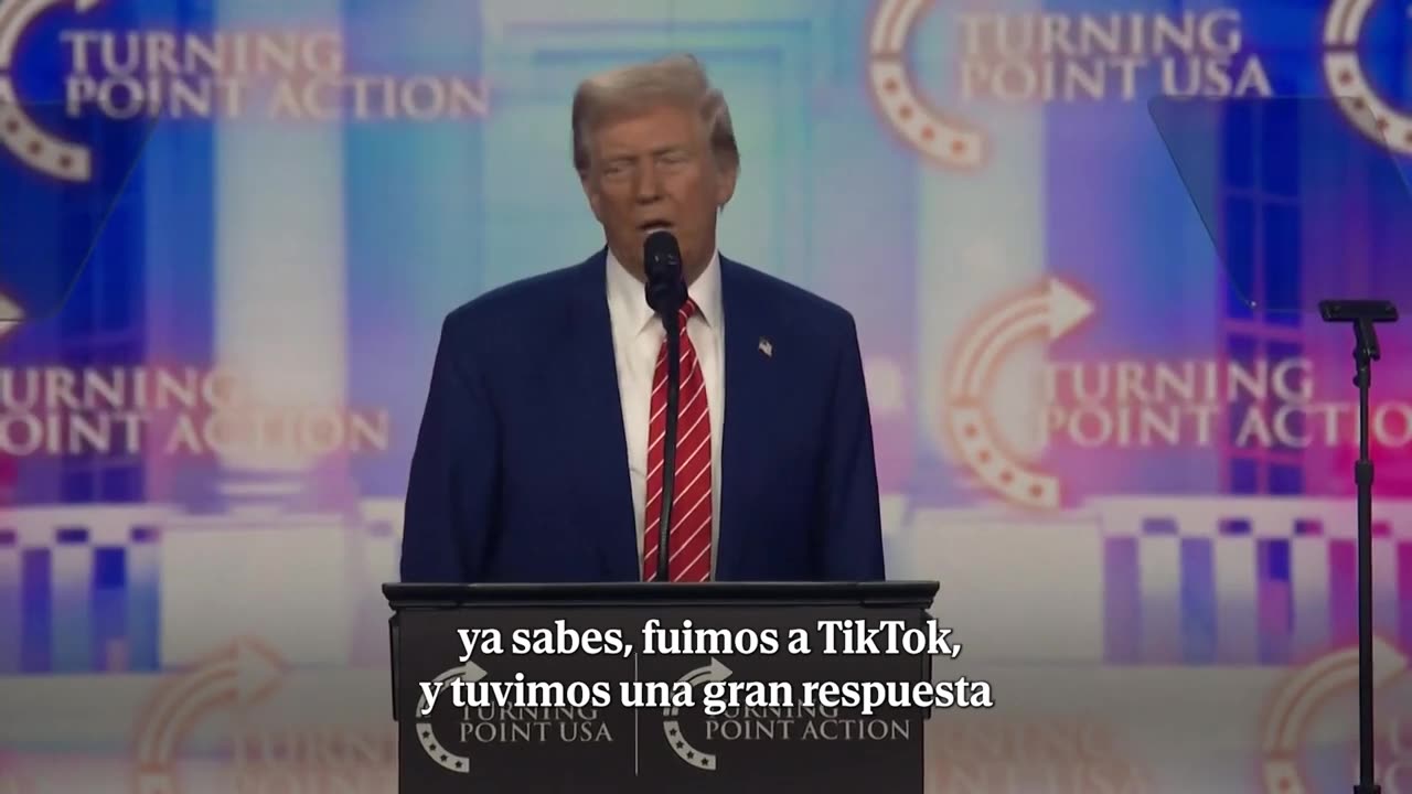 Trump sugiere mantener TikTok "por un tiempo"