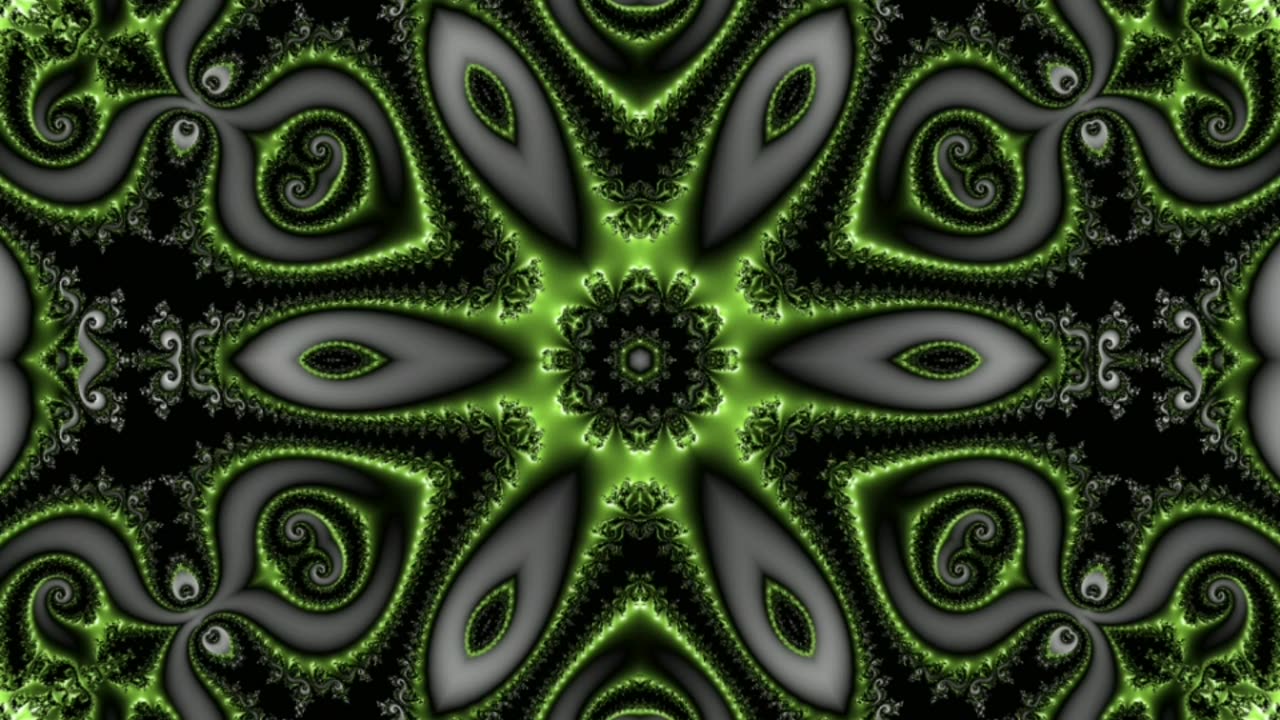 Kaleidoscopic Design w/Blinking-Color Effect 4.9.23.6